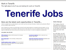 Tablet Screenshot of jobsintenerife.com